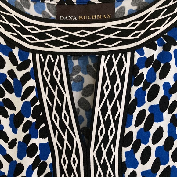 Dana Buchman Stretchy Diamond/Splotch Tunic - Picture 7 of 11